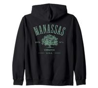 Manassas Virginia Souvenir Vintage Style Vieilli Sweat à Capuche
