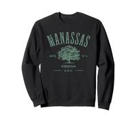 Manassas Virginia Souvenir Vintage Style Vieilli Sweatshirt