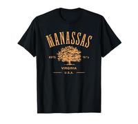 Manassas Virginia Souvenir Vintage Style Vieilli T-Shirt