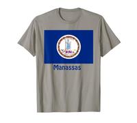 Manassas Virginie Drapeau USA Souvenir T-Shirt