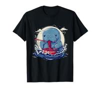 Manatee Ramen Lamantin Bol Ramen Waves Nouilles Japonaises T-Shirt