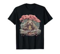 Manatee Ramen Sakura Arbre Lamantin Bol à Ramen Illustration T-Shirt