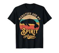 Manatees Are My Spirit Animal Mammifères marins vintage T-Shirt