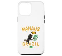 Manaus Toco Toucan Brésil Amazonas Rainforest Drapeau brésilien Coque pour iPhone 12 Pro Max