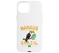 Manaus Toco Toucan Brésil Amazonas Rainforest Drapeau brésilien Coque pour iPhone 15 Plus