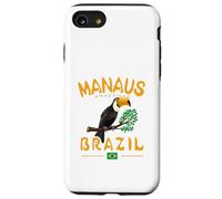 Manaus Toco Toucan Brésil Amazonas Rainforest Drapeau brésilien Coque pour iPhone SE (2020) / 7/8