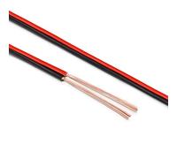 Manax Câble de haut-parleur 2 x 1,50 mm² CCA (câble d’enceinte / câble audio) 2 x 1,50 mm2 30m 1,50mm² - 1 Ring rouge/noir