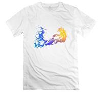 MANBAO Final Fantasy Logo Fun Short Sleeve Mens T Shirts for Guys Size XL