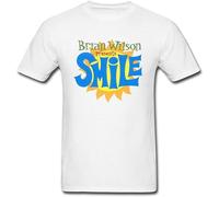 MANBAO Men's Brian Wilson Smile T Shirt Size M