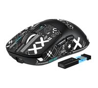 MANBASNAKE X3 Pro Souris de jeu sans fil/filaire, 4K/8K Hz, 59 g, super légère, BT/2,4 G, capteur de jeu PixArt PAW3395, 26 000 DPI, bande antidérapante, boutons programmables pour Win11/Xbox/PS/Mac