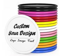 MANBATTLE 200 à 1000 jetons de poker personnalisés, jetons de boisson pour imprimer votre propre logo personnel, texte et image pour bar, fête, golf, club de cartes, promotion et cadeaux de mariage