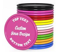 MANBATTLE Lot de 500 jetons de poker personnalisés, logo personnalisé, image, texte sur jeton, impression en couleur double face, idéal pour les soirées de casino, les mariages et les enterrements de