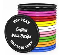 MANBATTLE Lot de 500 jetons de poker personnalisés, logo personnalisé, image, texte sur puce, impression en couleur double face, idéal pour une soirée de casino, un mariage et un enterrement de vie de