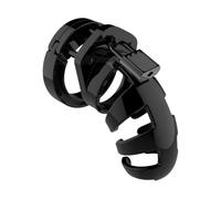 ManCage – Cage de chasteté – Modèle N°2 – Rigide 9 x 4,2 cm – Noir