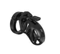 ManCage Modèle 23 - Cage de chasteté - 2.5/6,5 cm - Black | Silicone - Noir