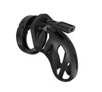 ManCage Modèle 24 - Cage de chasteté - 3.5/9 cm - Black | Silicone - Noir
