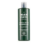 ManCave Amber Vetiver Gel douche pour hommes, 500 ml, ingrédients naturels, végétalien, respectueux de l'environnement et sans cruauté, gel douche revigorant pour hommes avec ambre riche