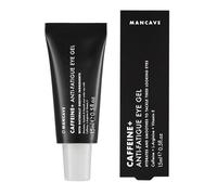ManCave gel anti-fatigue pour les yeux, lutte contre l'aspect fatigué des yeux grâce à la caféine et à la vitamine E, formulation naturelle et végane, flacon fabriqué à partir de plastiques recyclés