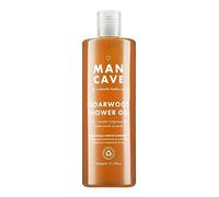 ManCave Gel Douche au Bois de Cèdre 500 ml, Gel Douche Hommes Arôme Frais et Boisé, Formulation Naturelle, sans Sulfate ni Parabène, Végétalien, Tube en Plastique Recyclé, Fabriqué en Angleterre