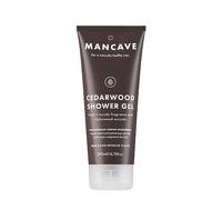 ManCave Gel Douche Cèdre pour Hommes 200ml - Ingrédients Naturels, Vegan, Éco-Responsable, Sans Cruauté - Gel Douche Boisé Frais avec Eucalyptus et Aiguille de Pin