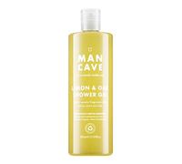 ManCave Gel Douche Citron et Chêne 500 ml, Arôme Riche et Rafraîchissant, Gel Douche Hommes Naturel, Huile de Citron, L-Arginine, Aloe Vera, Longue durée, Sans Sulfate, Vegan, Fabriqué en Angleterre