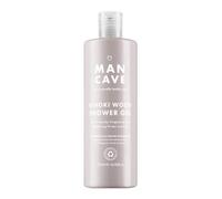 ManCave Gel Douche Hinoki Wood 500 ml, Gel Douches Hommes à l'Arôme Boisé avec Notes d'Hinoki, de Cèdre et de Musc, Naturel, Sans Sulfate, Vegan, Plastique Recyclé, Fabriqué en Angleterre
