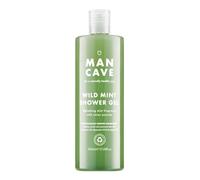 ManCave Gel Douche Menthe Sauvage - Gel Douche Hommes 500 ml, Arôme Énergisant et Frais de Citron, Menthe Poivrée et Huile d'Eucalyptus, Naturel avec L-Arginine, Sans Sulfate ni Parabène, Vegan
