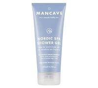 ManCave Gel Douche Nordic Spa pour homme, gel douche vegan aux ingrédients naturels, lavande apaisante, sauge terreuse et bois de cèdre réconfortant, gel douche sans cruauté, emballage recyclé, 200 ml