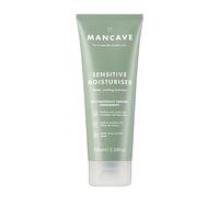 ManCave Sensitive Moisturiser - Crème Hydratante Homme Peaux Sensibles 100 ml, Hydratation Intense, Texture Non Grasse, Aloe Vera & Beurre de Karité, Vegan, Testée Dermatologiquement
