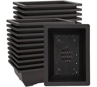 MANCHAP 24 PCS 6.5 inch Plastic Bonsai Training Pots, Rectangular Bonsai Tree Planter Pot for Garden, Yard, Office, Home Decorative