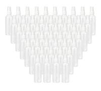 MANCHAP 50 emballez 50ML de bouteilles en plastique pulvérisé avec bouchons, bouteilles en plastique clair, bouteilles en vaporisateur fin, Mini Travel Size Spray Bottles Containers