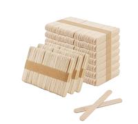 MANCHAP Lot de 1 000 mini bâtonnets de sucettes en bois de 6,3 cm, 65 x 10 x 2 mm, bâtons de glace en bois, bâtons de sucettes en bois naturel, bâtons de bois bricolage