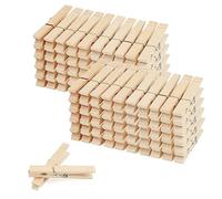 MANCHAP Lot de 100 Pinces à Linge en Bois de 8,4 cm Mini Pince à Linge en Bois pour activité, vêtements, Photos, travaux manuels