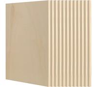 MANCHAP Lot de 12 panneaux de toile en bois brut de 22,9 x 30,5 cm, toile d'artiste pour peinture, art encaustique, combustion du bois, coulée, travaux manuels