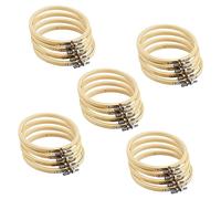 MANCHAP Lot de 20 cercles à broder réglables de 15 cm pour travaux manuels