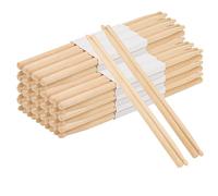 MANCHAP Lot de 20 paires de baguettes de batterie 5A classiques en bois d'érable avec olives en bois pour batterie, pratique, performance