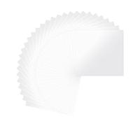 MANCHAP Lot de 30 feuilles de pochoir vierges en Mylar de 30,5 x 30,5 cm, Mylar film stencil sheets de 10 mm, feuilles de gabarit en plastique pour machine à découper Silhouette