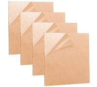 MANCHAP Lot de 4 feuilles en acrylique transparent de 6 mm, 300 mm x 300 mm pour cadre photo, verre, dessin, impression, bricolage