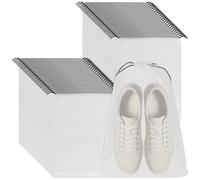 MANCHAP Lot de 50 sacs à chaussures en plastique - 40 x 30 cm