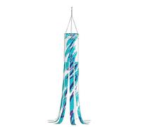 Manche à air d'Halloween pour décoration de jardin - Décorations extérieures à suspendre avec drapeau de 101,6 cm avec lumières - LED éclairées avec lumière motif tasse des années 90