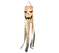 Manche à air fantôme, manche à air d'Halloween - Un éclairage LED effrayant illumine un fantôme en plein air - Cadeaux de fête, 3 modes d'éclairage, décorations d'Halloween, ornement extérieur pour co