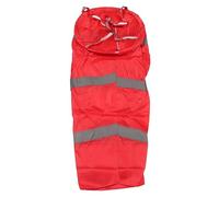 Manche à air rouge 100cm en polyester léger et résistant - Indicateur de direction du vent visible, facile à installer pour usage extérieur agricole et industriel (Style réfléchissant)