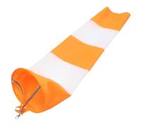 Manche à Air Suspendue Girouette Orange en Tissu Oxford Décoratif | Installation Facile, Indication Direction du Vent, Usage Jardin et Pelouse, Style Créatif