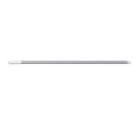 Manche aluminium 140 cm diamètre 23 mm embout vis blanc