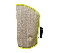 Manche Anti-Morsure Chien Manche Bâton Protection Entraînement Jute Robuste Adapté à La Formation des Jeunes Chiens Dressage Exercices Interactifs, Bord Jaune