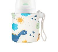 Manche chaude de bouteille pour tout-petit, couvercle à manches de bouteille de lait en tout-petit | Couvrette à manches à manches chaudes de bouteille de lait d'eau en cuir PU - Enveloppe de tasse im