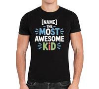 Manche Courte Aesthetic Groups Most Awesome Kid T-Shirt Hommes Short-Sleeve Confortable Manches Courtes pour Gym Randonneur Fitness 3XL