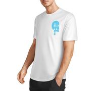 Manche Courte Disc Golf on The Mind Haut Col Rond T-Shirt Hommes Manches Courtes pour Gym Entraînement Pêche S