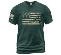 Manche Courte Take It Easy on Me My Wife is Pregnant T-Shirt Confortable Haut Col Rond Short-Sleeve pour Pêche Randonneur Fitness 2XL