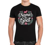 Manche Courte Ultimate Design People Goat T-Shirt Confortable T Shirt Classique Manches Courtes pour Gym Fitness Entraînement M